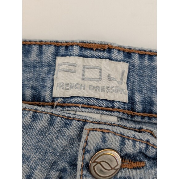 FDJ French Dressing Bootcut Blue Light Wash Stretch High Rise Jeans Size 14 - Picture 3 of 6
